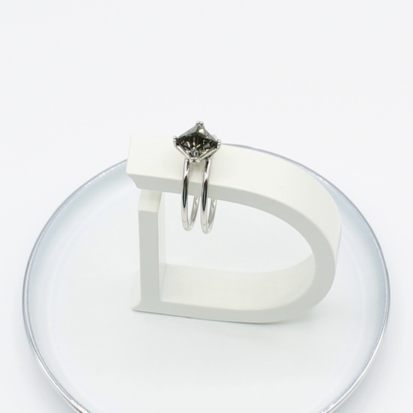 Beautiful Swarovski double band ring - Picture 2 of 6